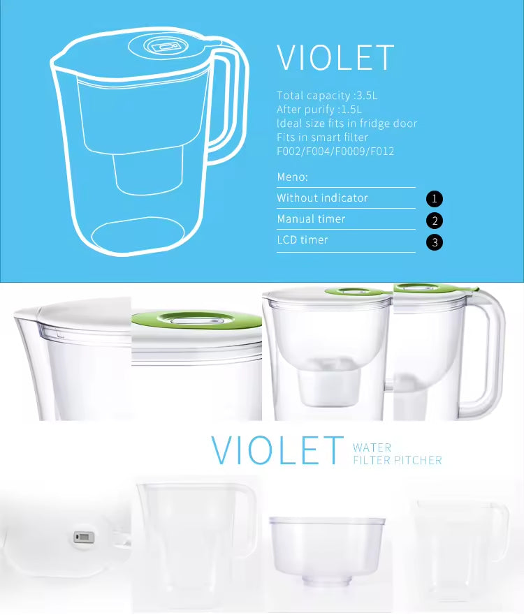 Mini Flower Water Filter Pitcher