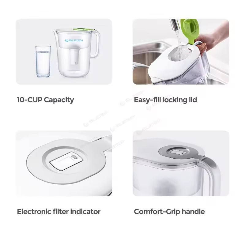 Mini Flower Water Filter Pitcher